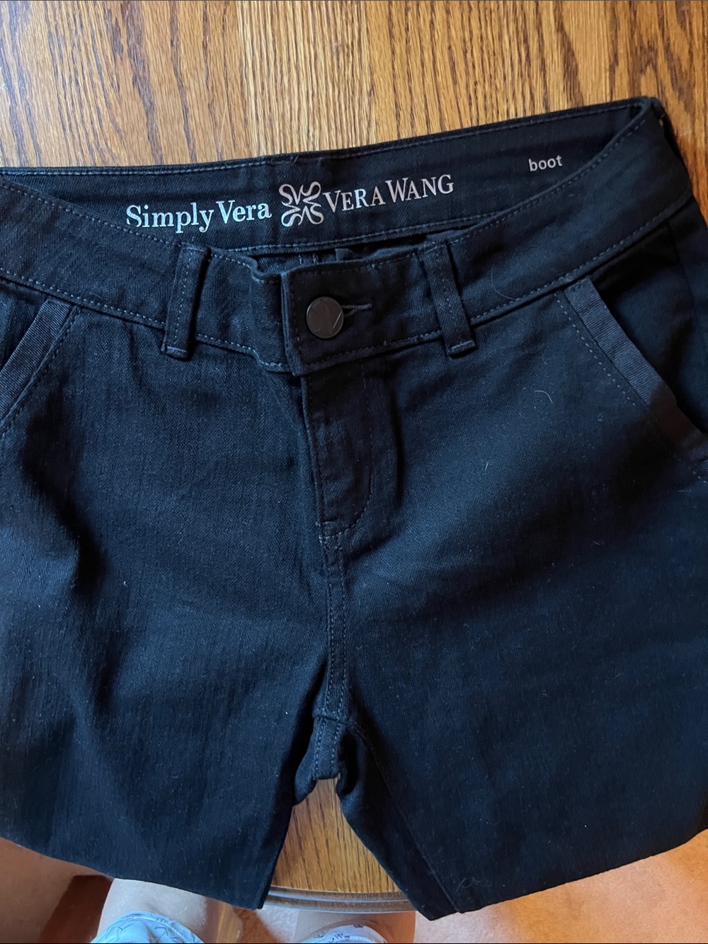 Vera Wang Black Bootcut Women’s Jeans Size 4